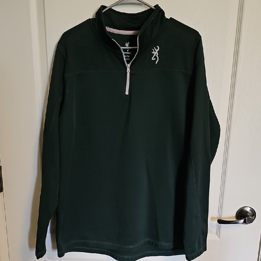 Browning Forest Green Fleece Pullover